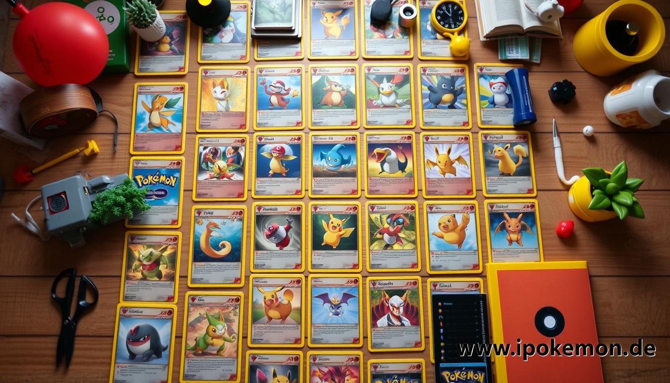 Ästhetisch ansprechende Pokémon Karten Sammlung auf Instagram