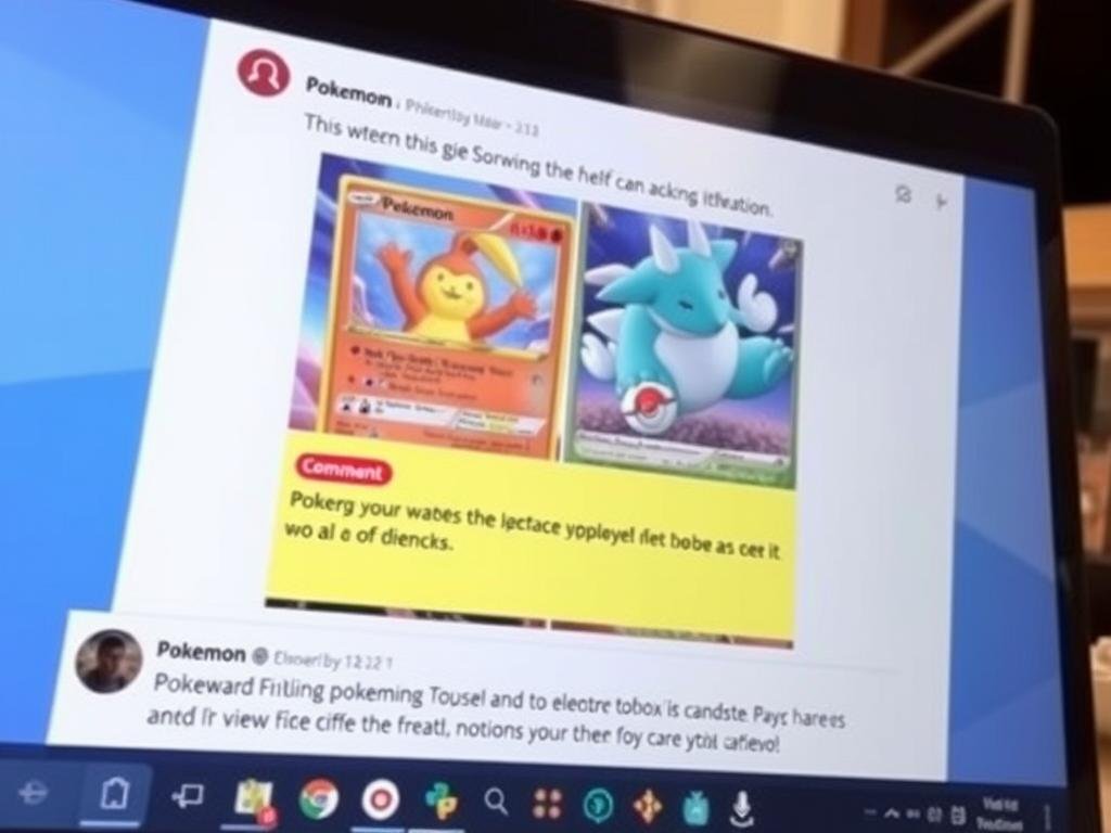 Aktive Kommentarsektion unter einem Pokémon Karten Booster Opening Video