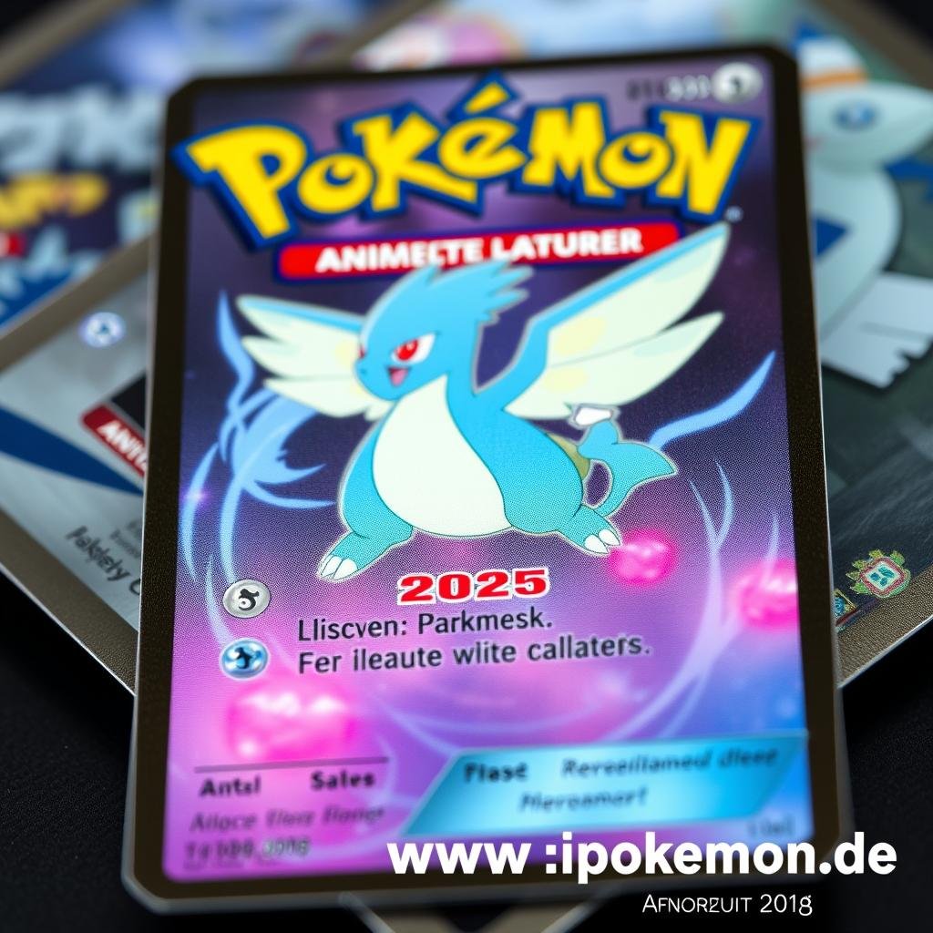 Animated Lenticular Effekt der neuen Pokémon Karten