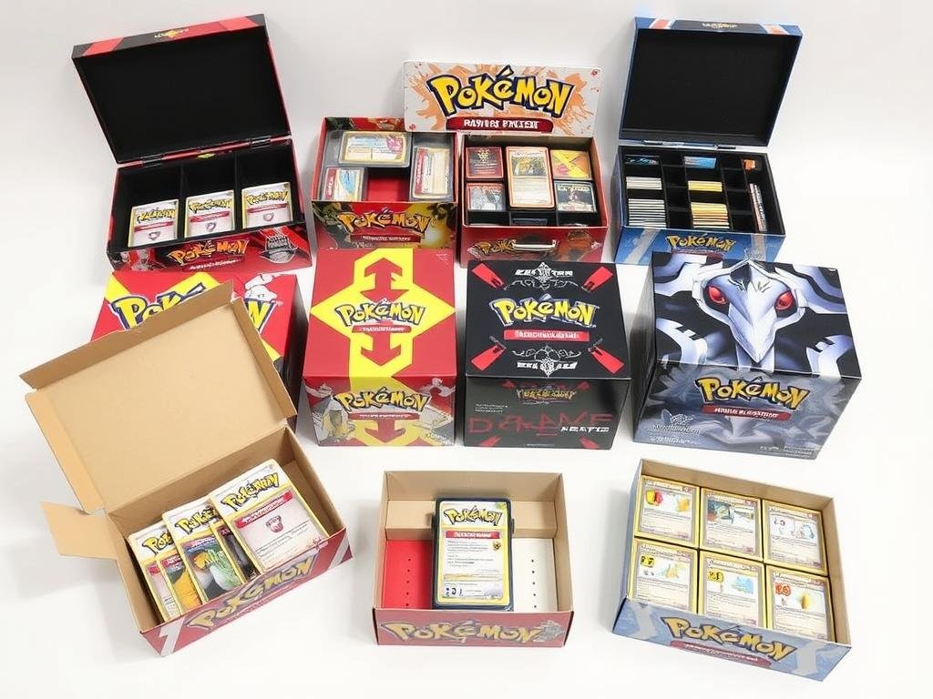 Aufbewahrungsboxen für Pokémon Karten