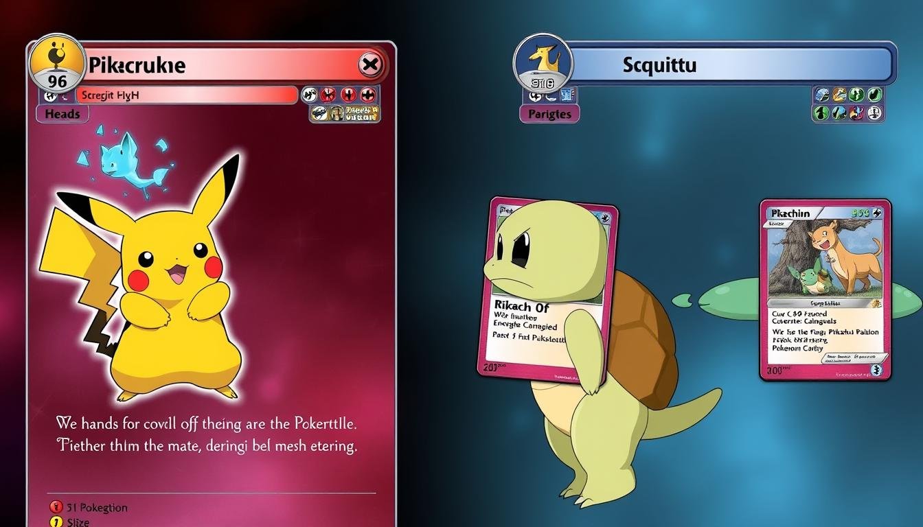 Beispiel einer Spielsituation im Pokémon Trading Card Game (TCG)