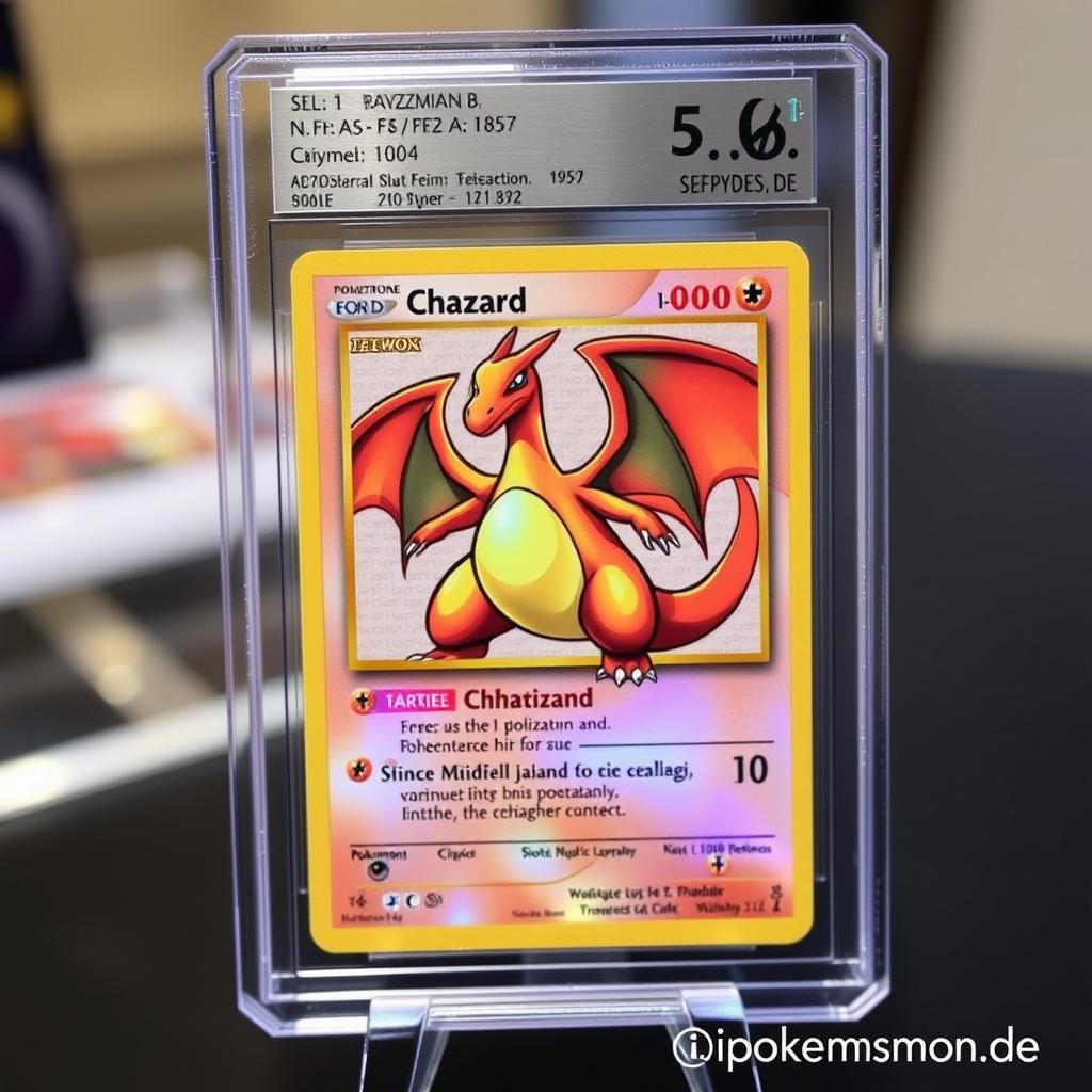 Beliebte Charizard Pokémon Karte