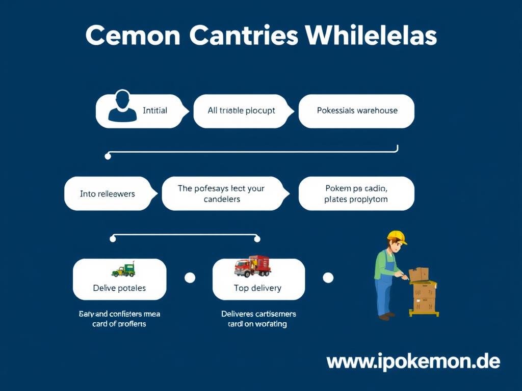 Bestellprozess für Pokémon Karten im Großhandel