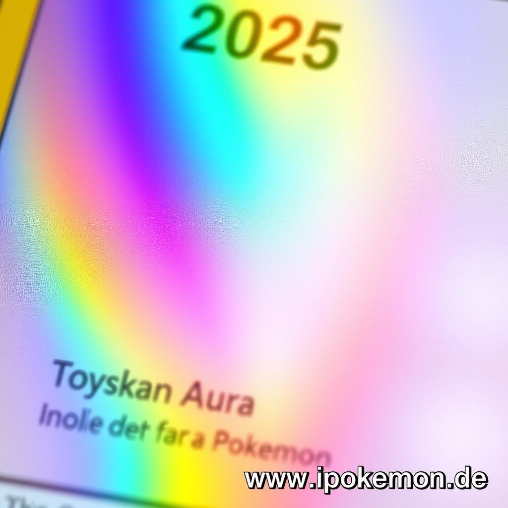 Crystal Aura Holofoil Effekt der Pokémon Karten