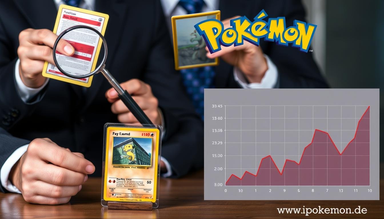 Darstellung von Risiken bei der Investition in Pokémon Karten