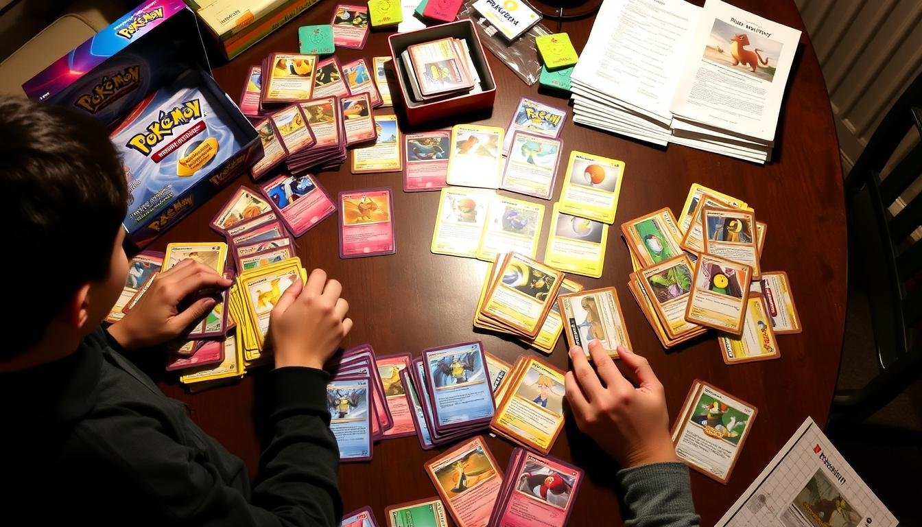 Deckbau-Prozess im Pokémon Trading Card Game (TCG)