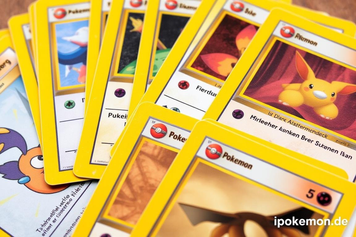 Deutsches Pokémon Basis-Set Karten von 1999