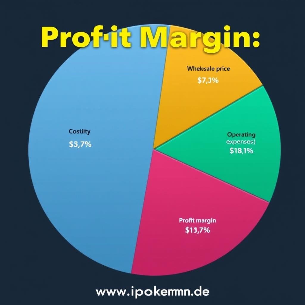 Diagramm zur Margenoptimierung bei Pokémon Karten