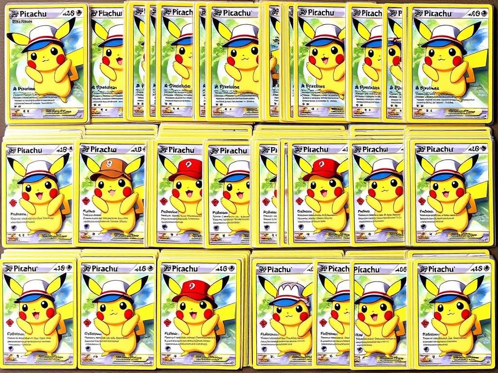 Die komplette Ash's Pikachu Promokarten-Serie
