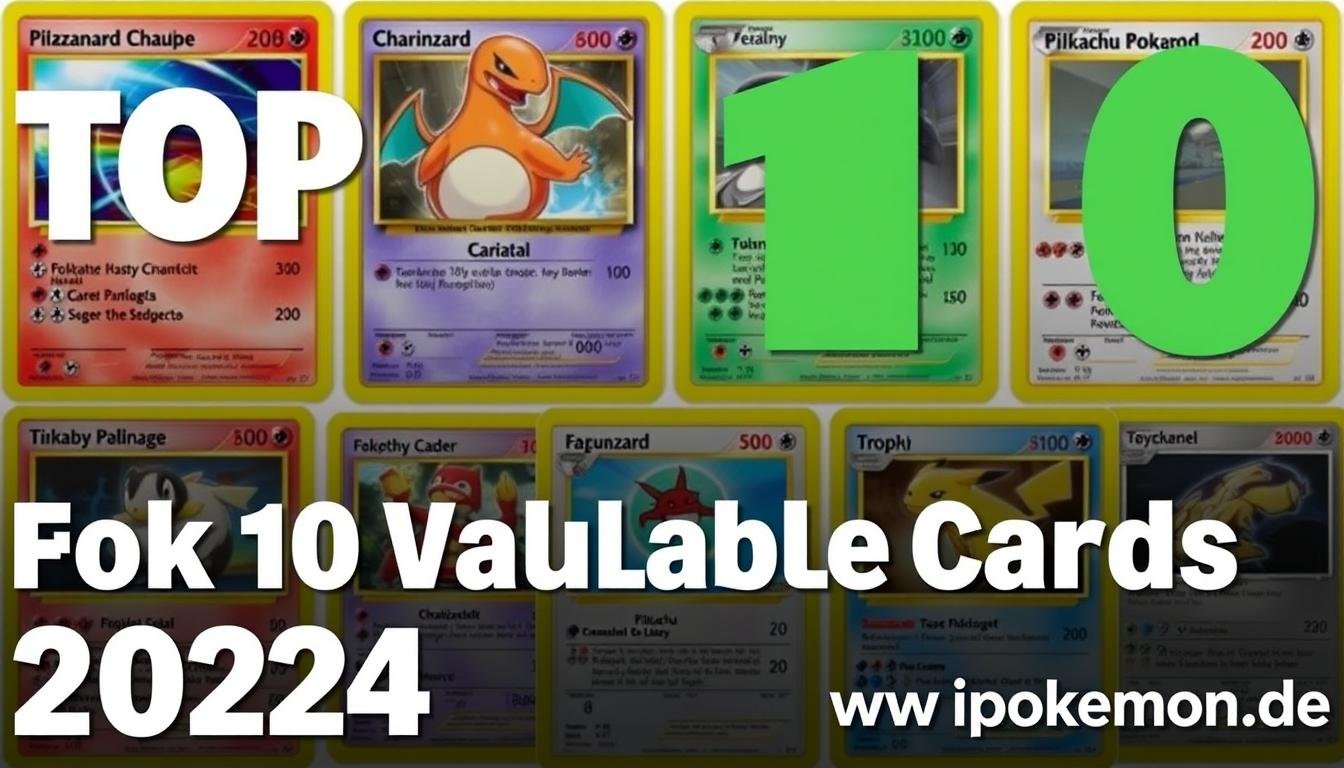 Die wertvollsten Pokémon Karten für Investoren im Jahr 2024