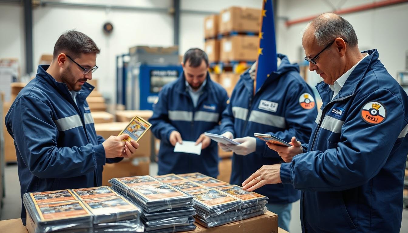 EU-Zollabfertigung für Pokémon Karten Großhandelslieferungen