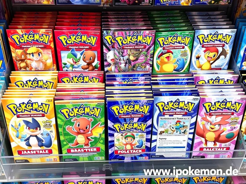 Einzelne Booster Packs von Pokémon Karten für Händler
