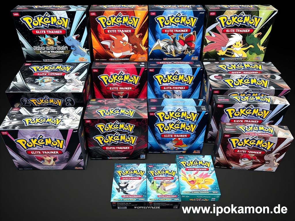 Elite Trainer Boxen und Spezial-Sets von Pokémon Karten für Händler