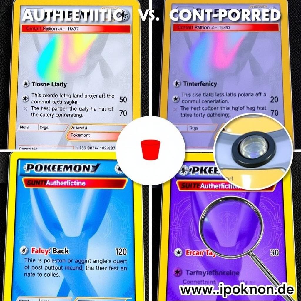 Erkennung von gefälschten Pokémon Karten
