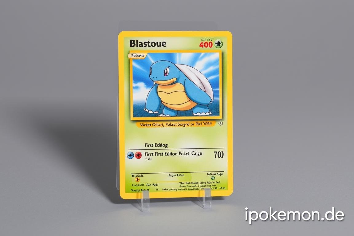 Erstausgabe Turtok Pokémon Karte