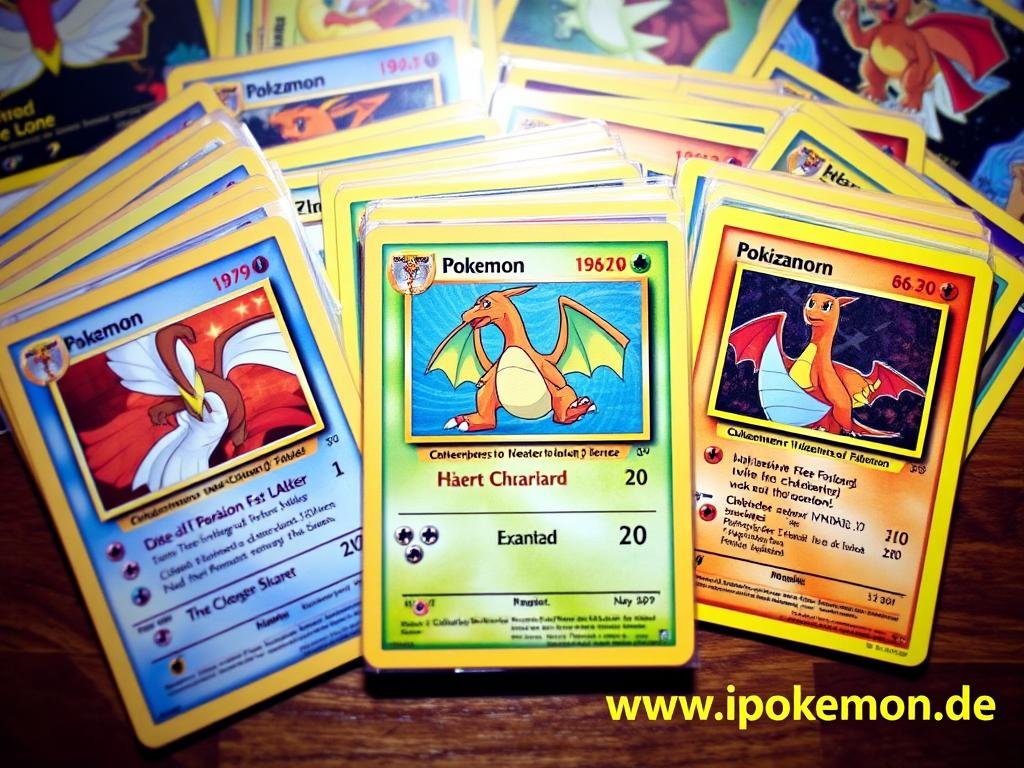 Erste Edition der Pokémon Karten aus dem Jahr 1996