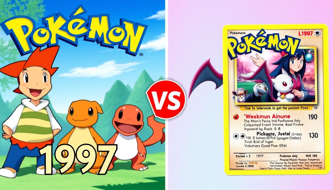 Erste Pokémon Karten und Anime-Serie aus den 90er Jahren