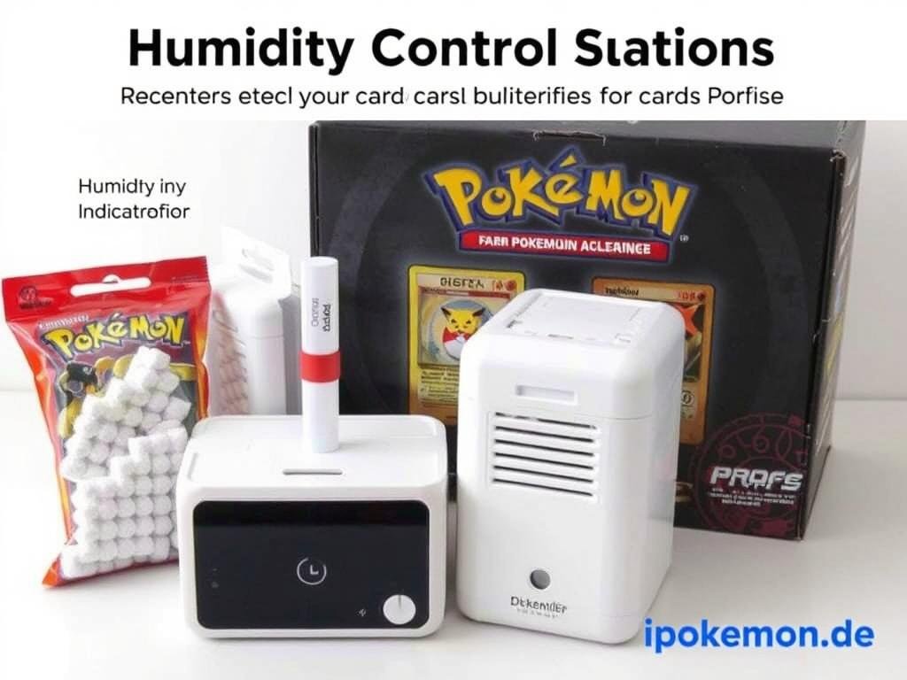 Feuchtigkeitskontrollsysteme für die Aufbewahrung von Pokémon Karten