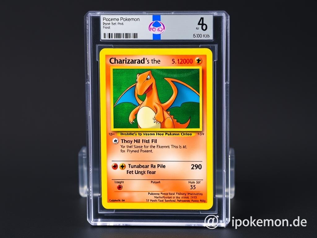 First Edition Base Set Charizard Pokémon Karte