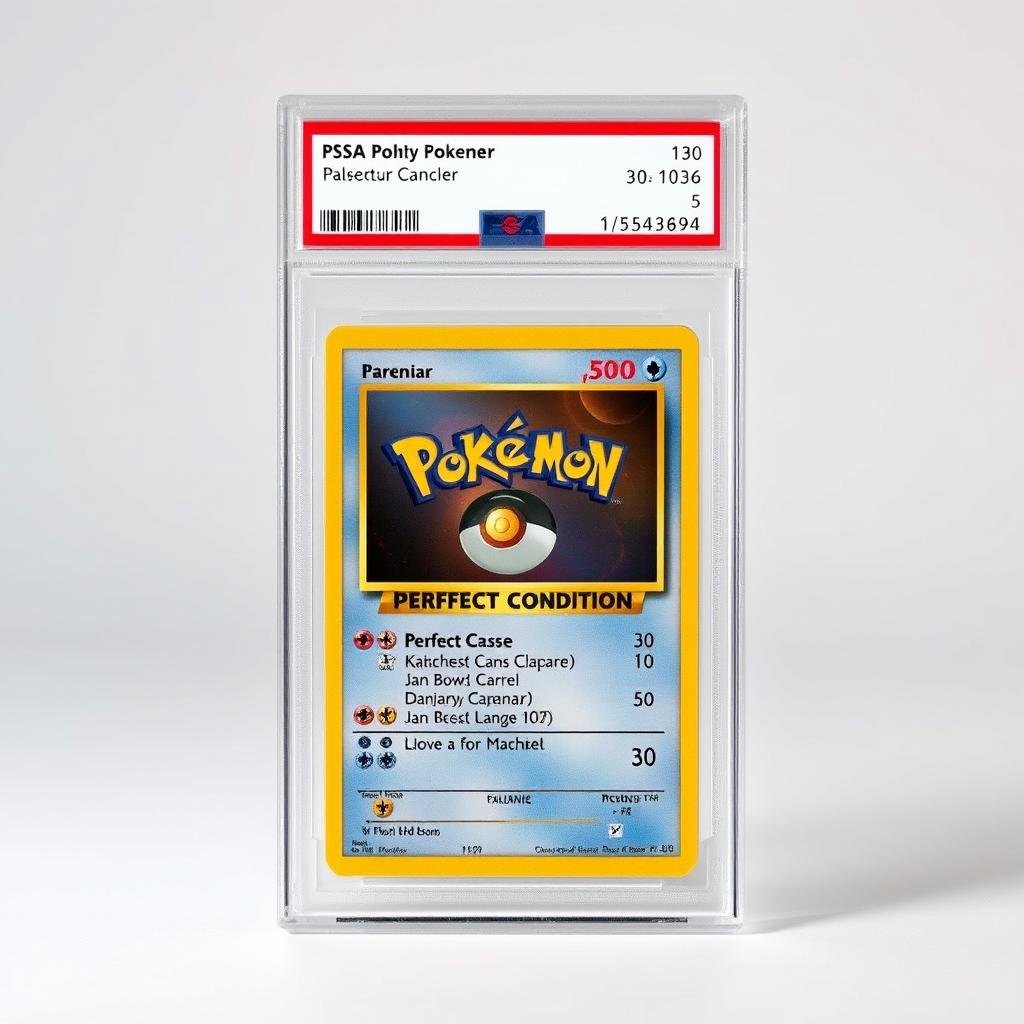 Gegradete Pokémon Karte in PSA 10 Holder