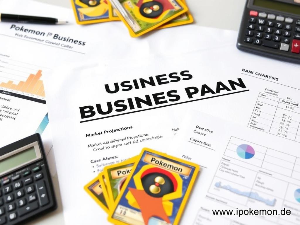Geschäftsplan für Pokémon Karten Großhandel mit Finanzprognosen