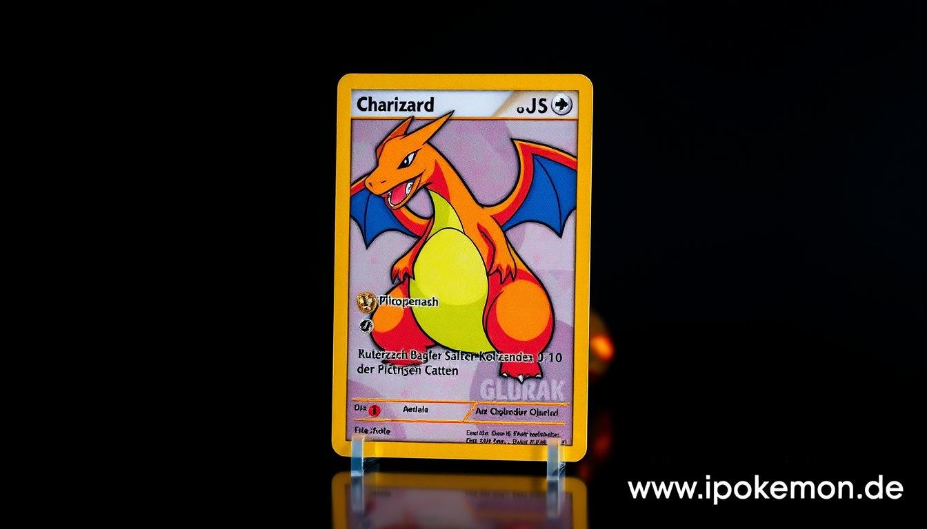 Glurak Base Set 1. Edition Pokémon Karte
