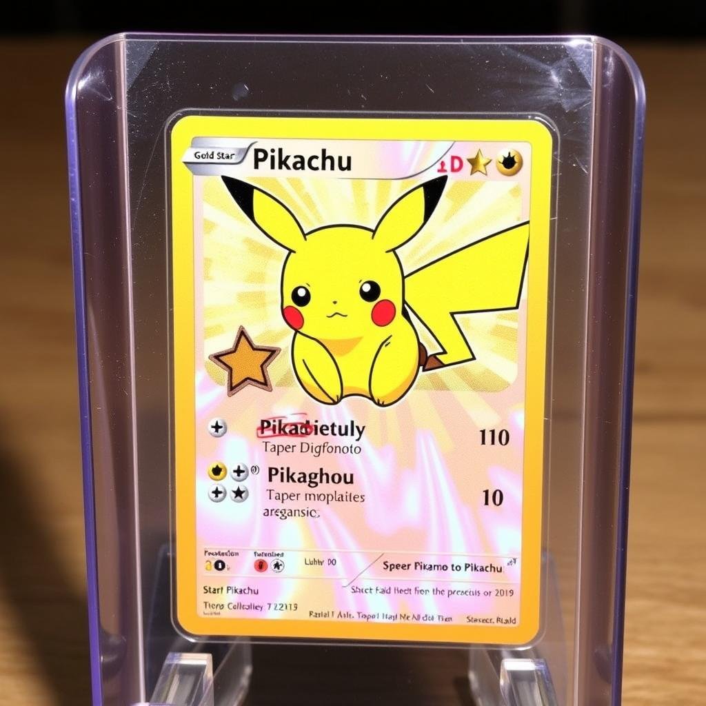 Goldstar Pikachu aus der EX Holon Phantoms Erweiterung