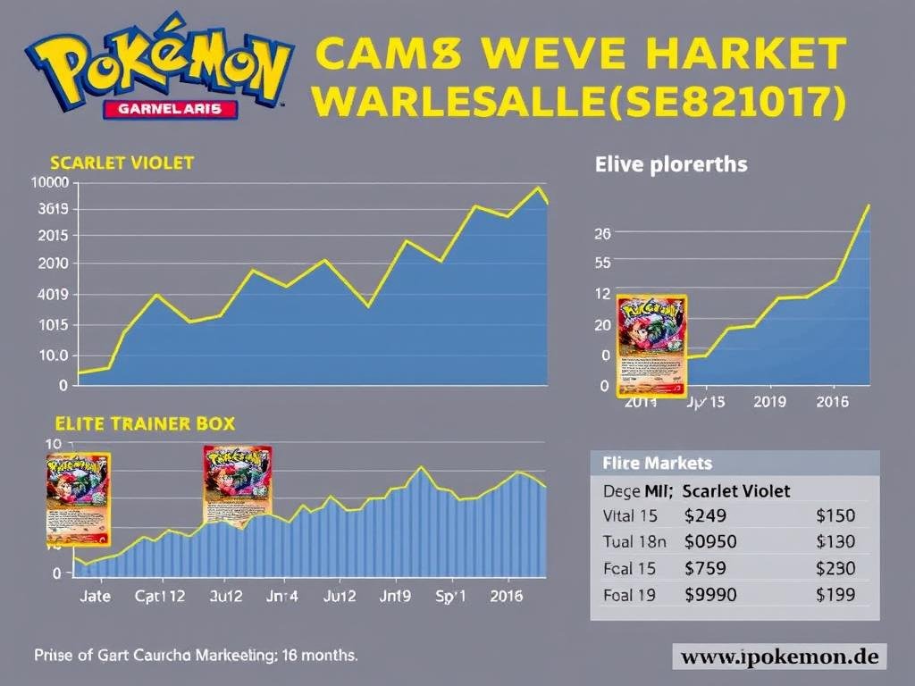 Grafik zeigt Preisentwicklung von Pokémon Karten im Großhandel