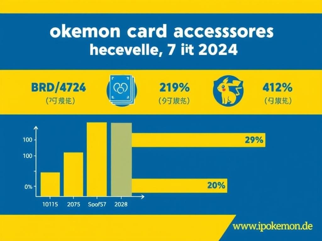 Grafik zeigt Wachstum des Pokémon Karten Zubehör Marktes