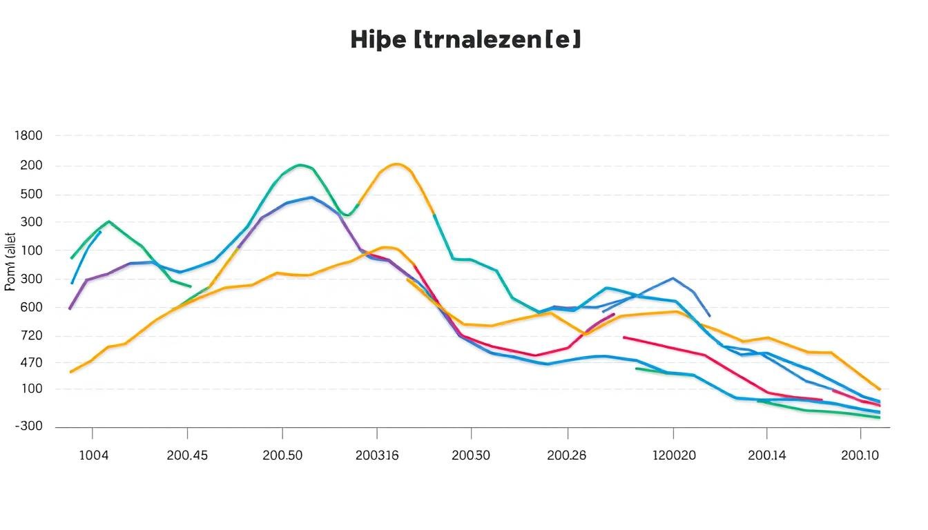 Grafik zeigt die Preisentwicklung von Pokémon Karten zwischen 2023 und 2024