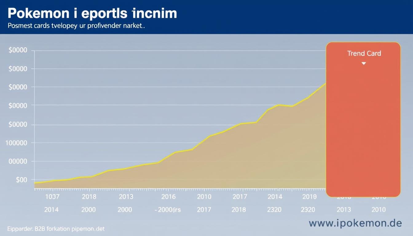 Grafische Darstellung der Pokémon Karten Marktentwicklung über 12 Monate