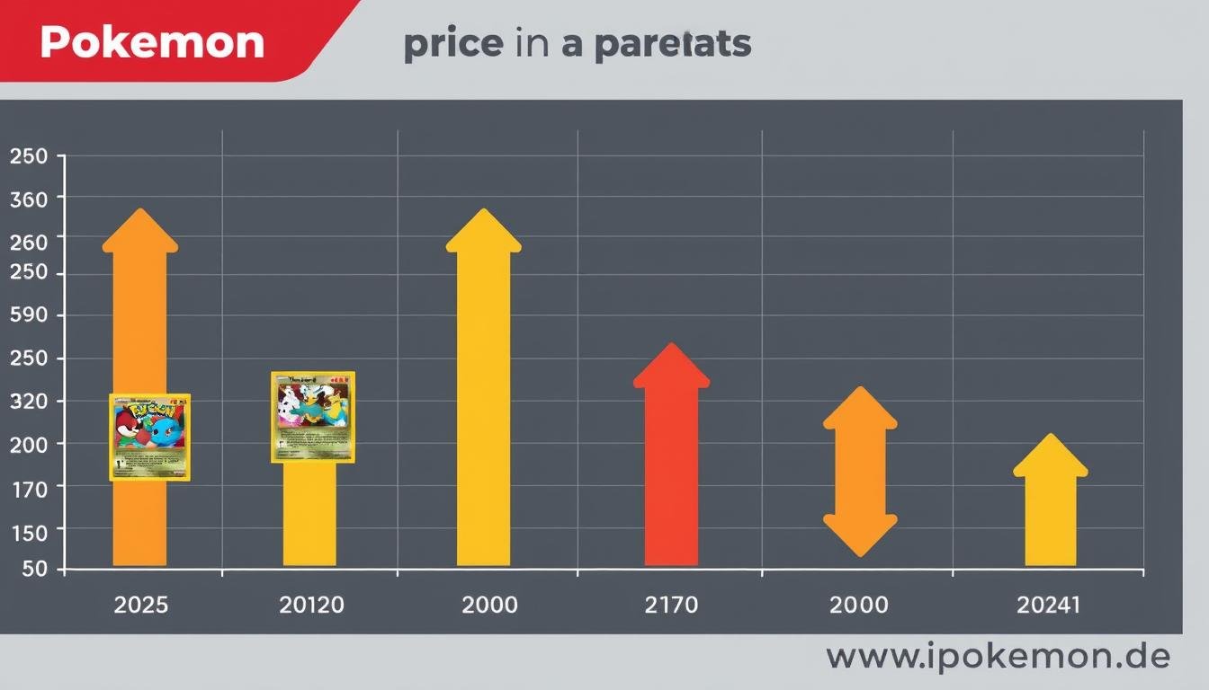 Grafische Darstellung des Pokémon Karten Preisindex für Oktober 2023