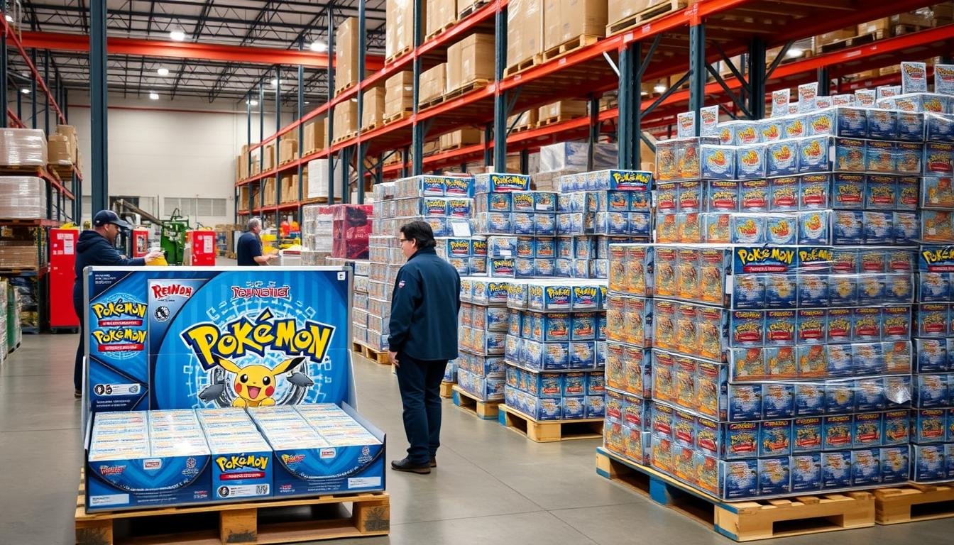 Großhandelslieferung von Pokémon Karten Displays und Boxen