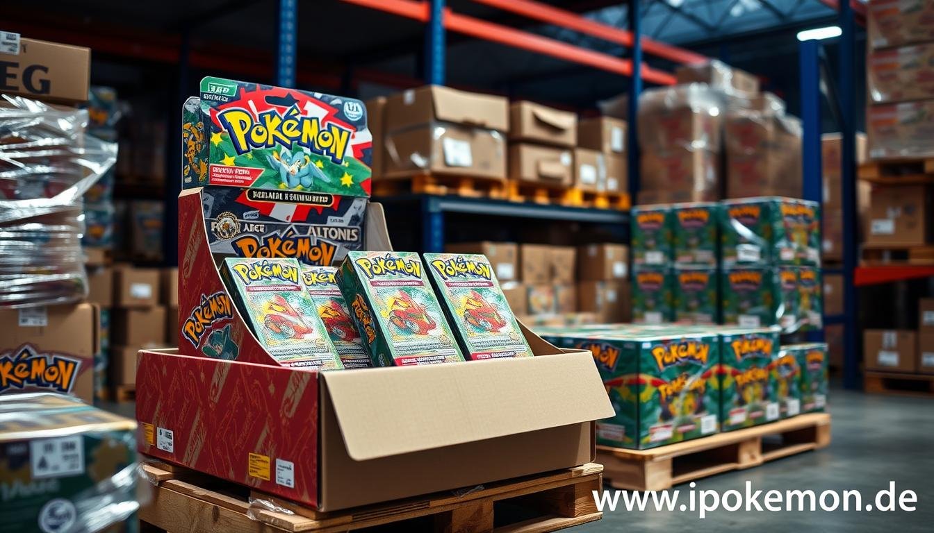 Großhandelslieferung von Pokémon Karten Displays und Boxen