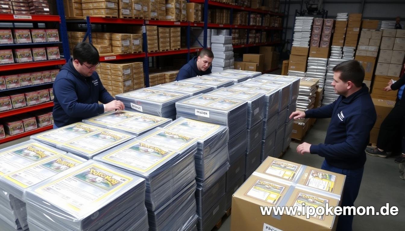 Großhandelslieferung von Pokémon Karten mit professioneller Verpackung und Qualitätszertifikaten