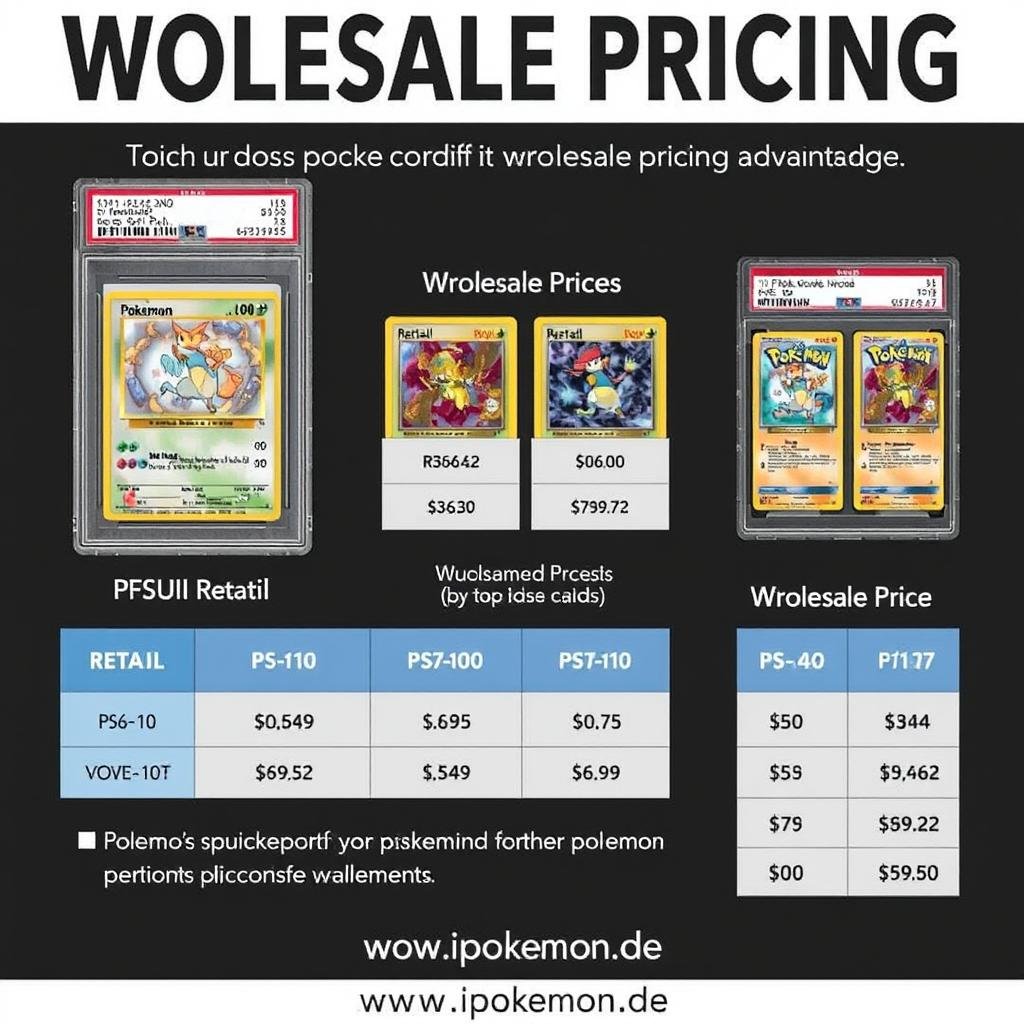 Großhandelspreise für PSA-10 Pokémon Karten
