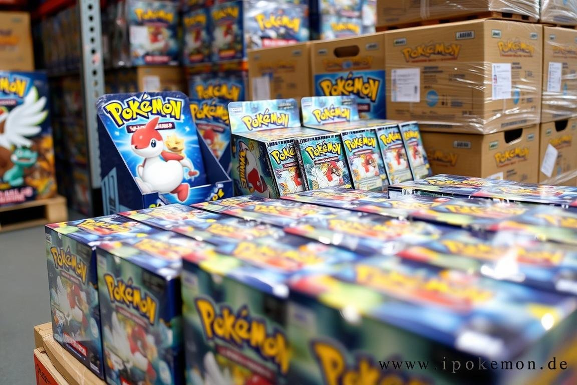 Großhandelsverpackung von Pokémon Karten Displays