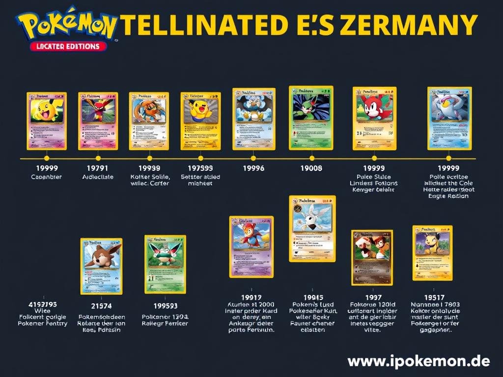 Historische Entwicklung der Pokémon Karten Limited Editions in Deutschland
