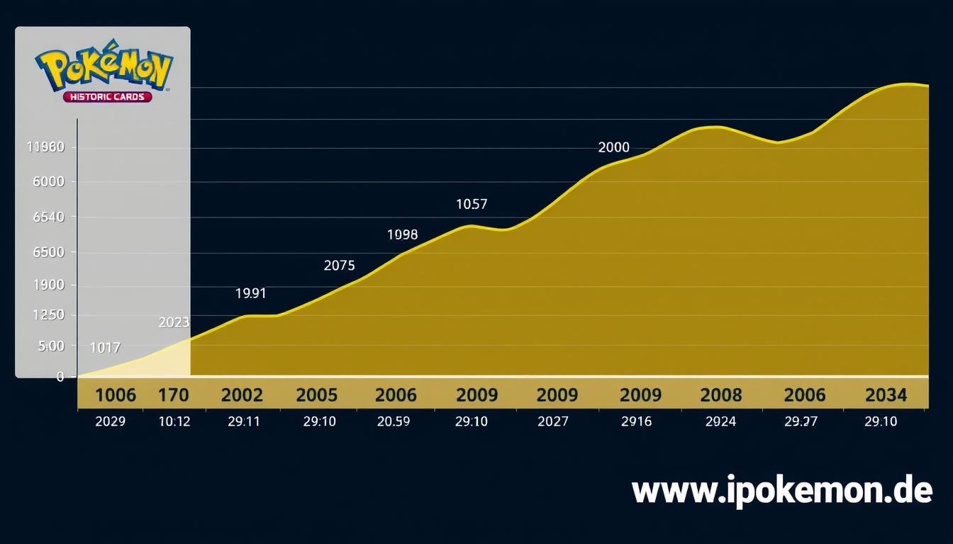 Historische Wertentwicklung von Pokémon Karten seit 1996