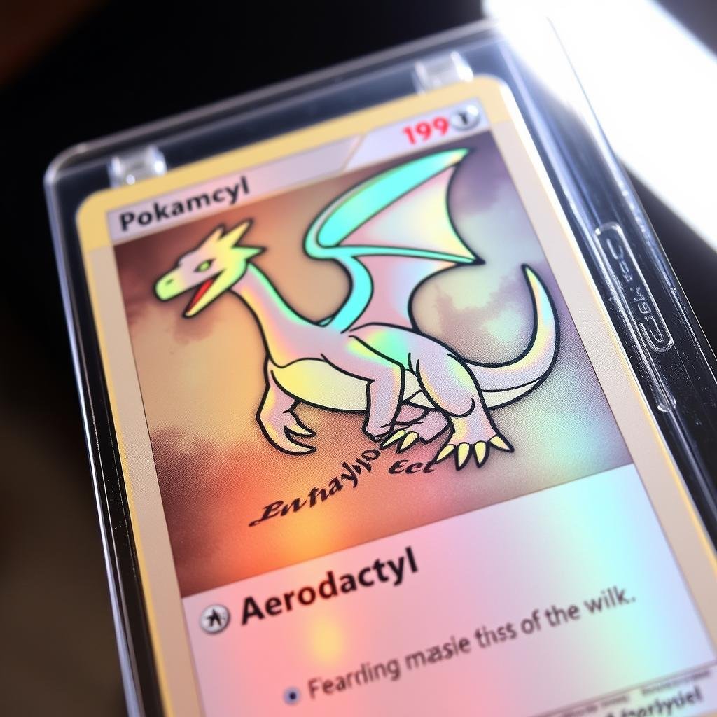 Holografische Aerodactyl Karte aus der Fossil Erweiterung