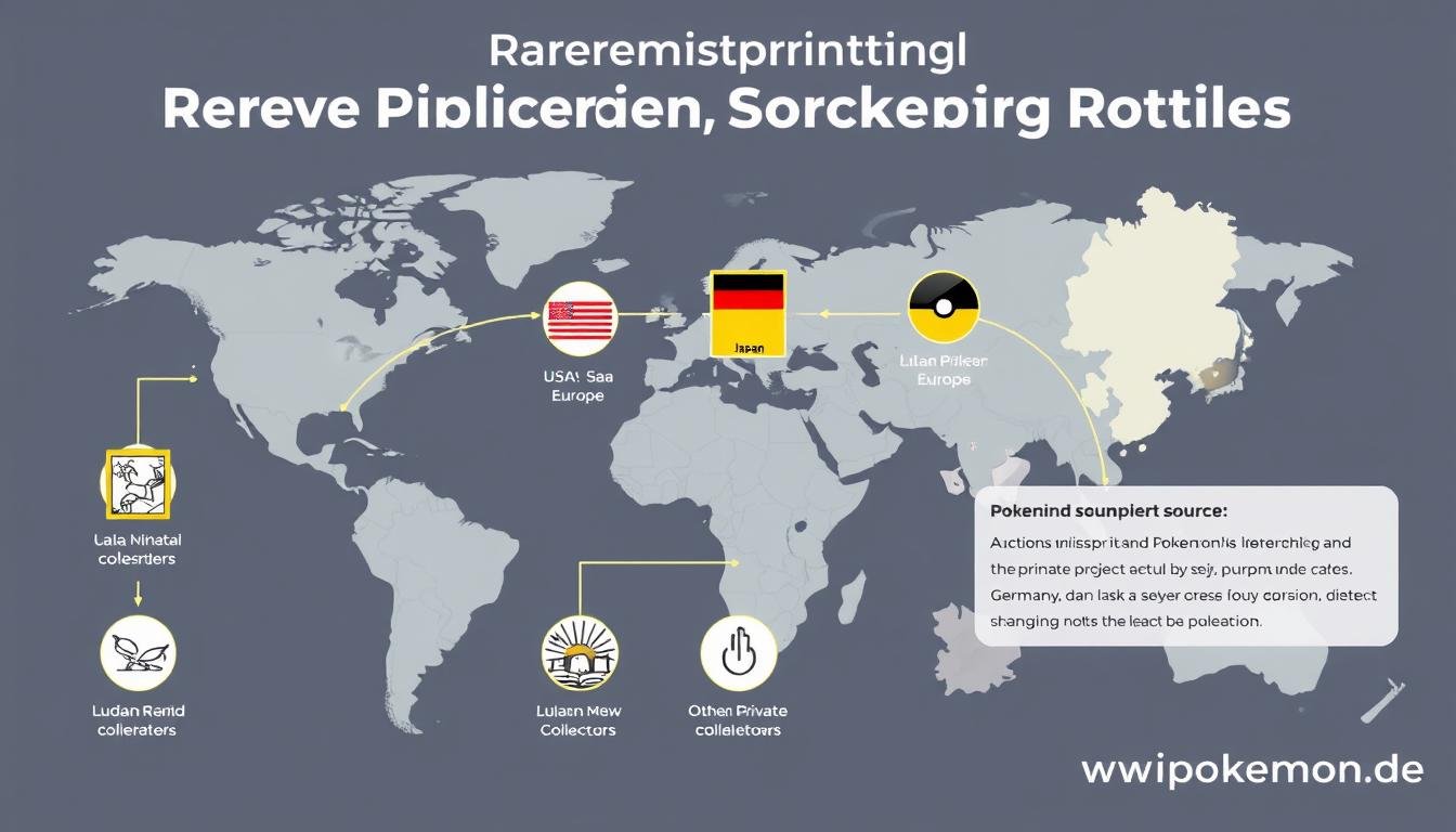 Internationale Beschaffungswege für seltene Pokémon Karten Fehldrucke