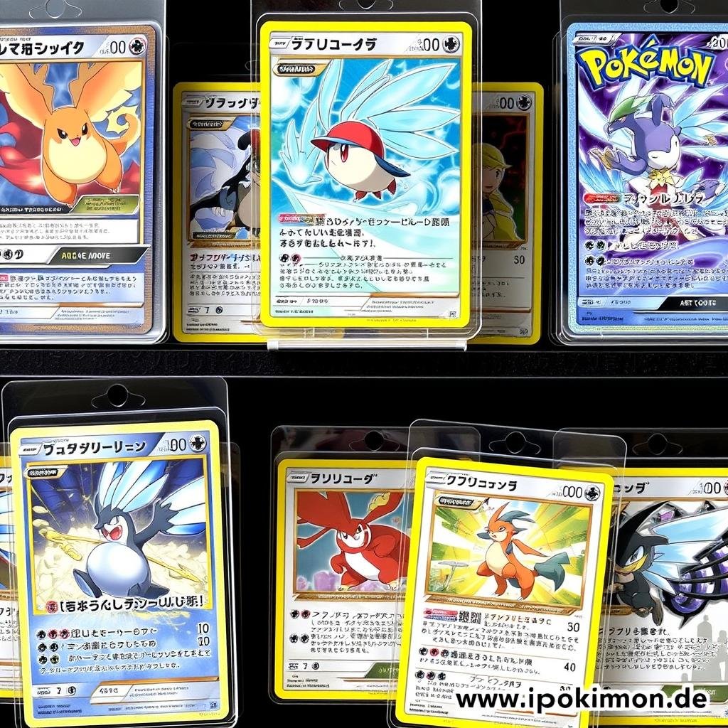 Japanische Pokémon Art Collection Karten mit künstlerischen Designs