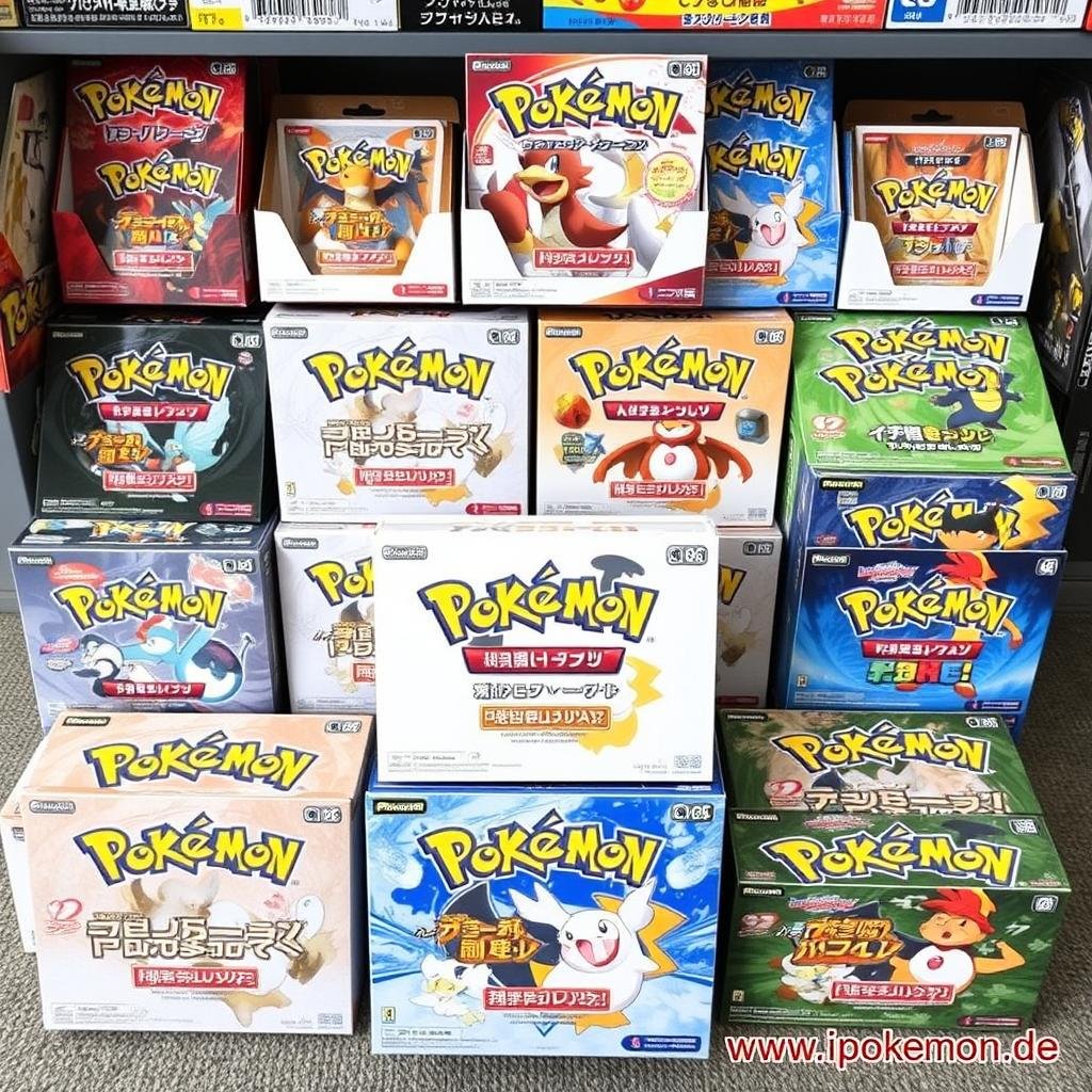 Japanische Pokémon Display Boxen für Händler