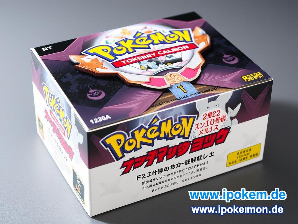Japanische Pokémon Karten Sammelbox mit exklusivem Design