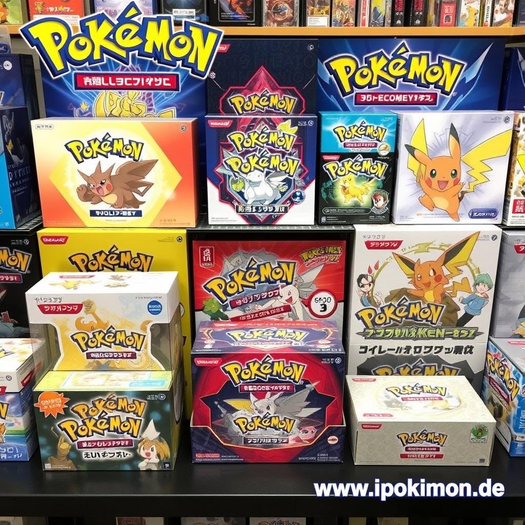 Japanische Pokémon Sammelboxen und Special Collections