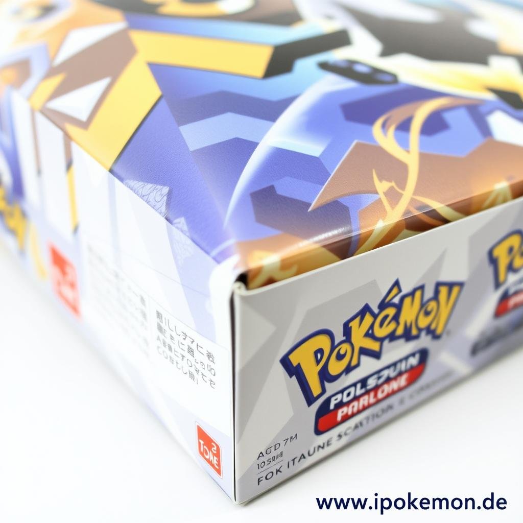 Japanisches Pokémon Karten Display mit exklusivem Artwork