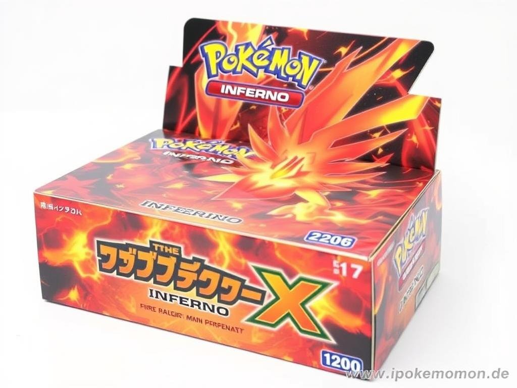Japanisches Pokémon Kartenset Inferno X Display