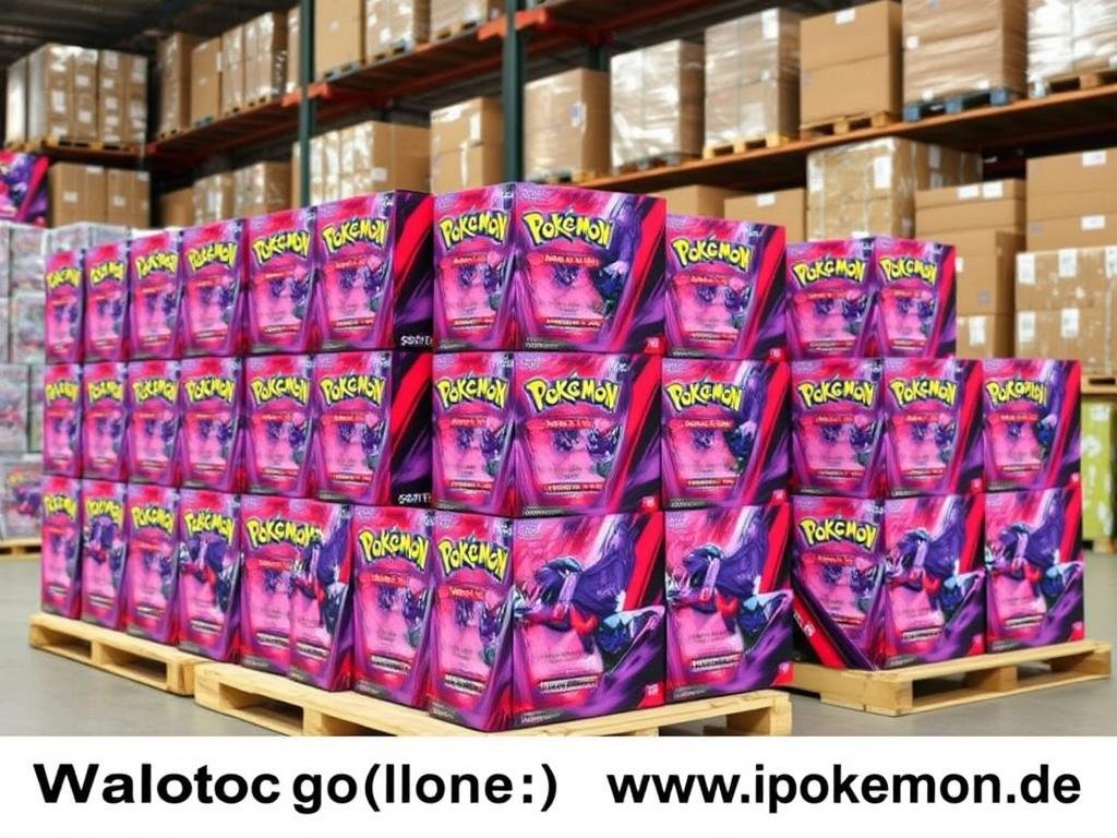 Karmesin & Purpur Pokémon Karten Displays im Großhandel