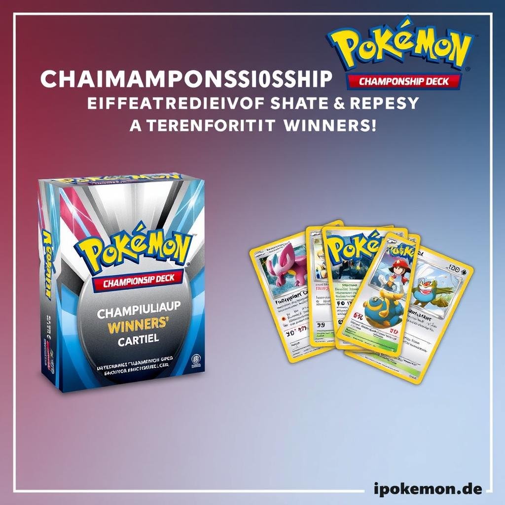 Kommende limitierte Pokémon Karten Edition: Championship Deck