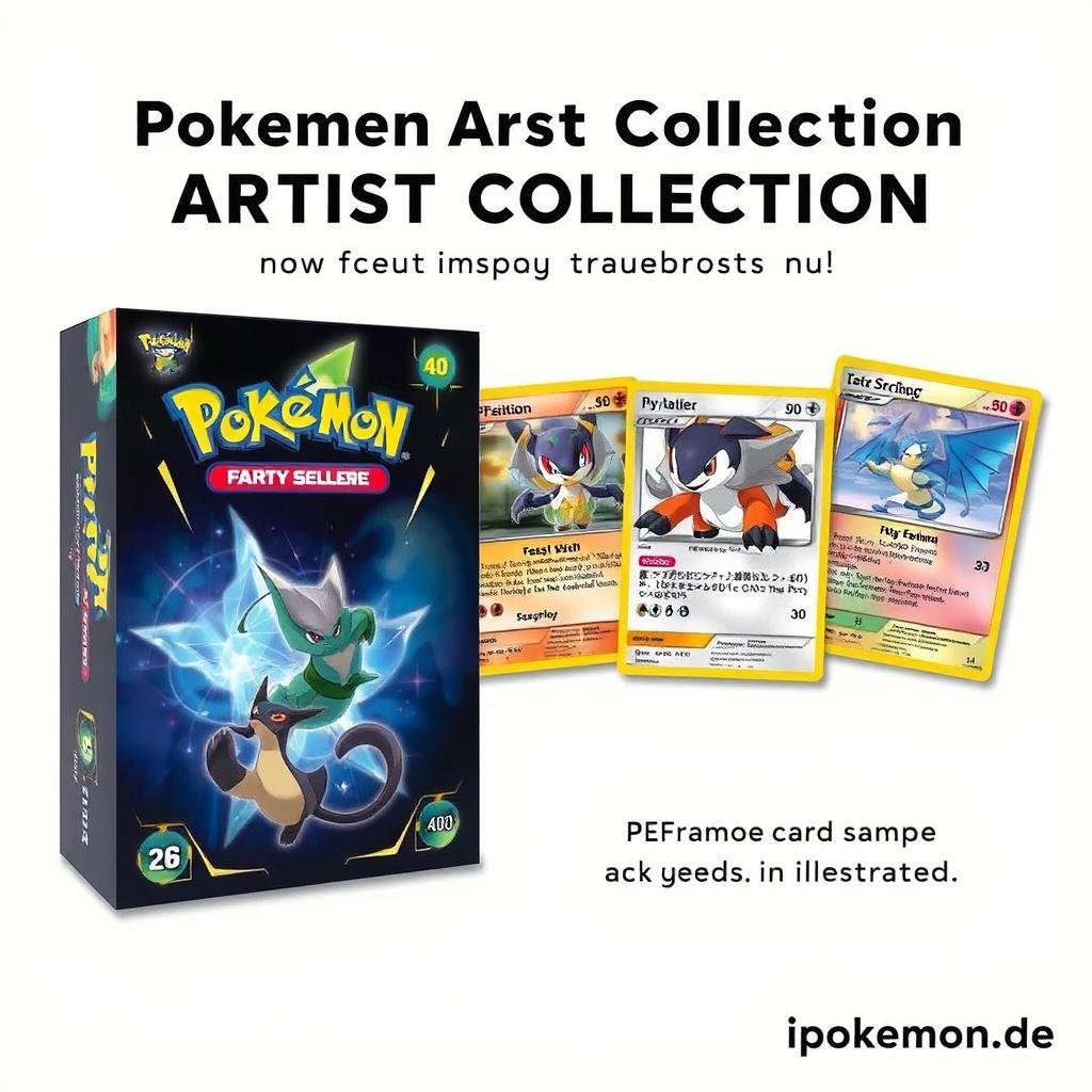 Kommende limitierte Pokémon Karten Edition: Künstler-Kollektion